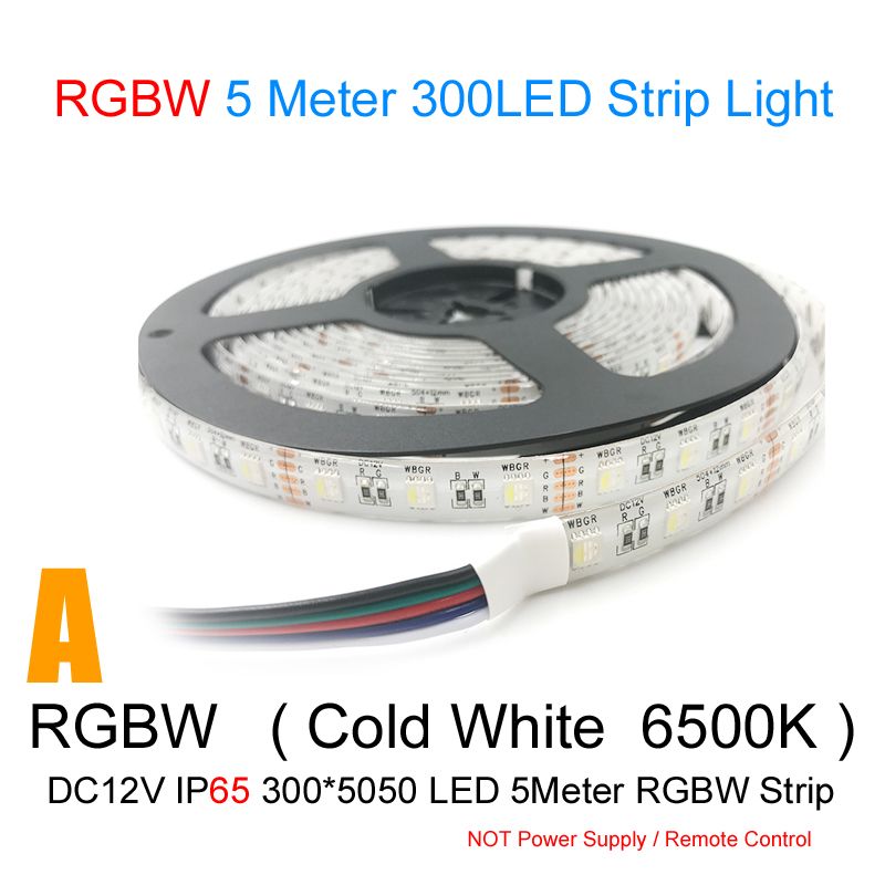 A-IP65 RGBW (6500K blanc froid) 5m / 300led