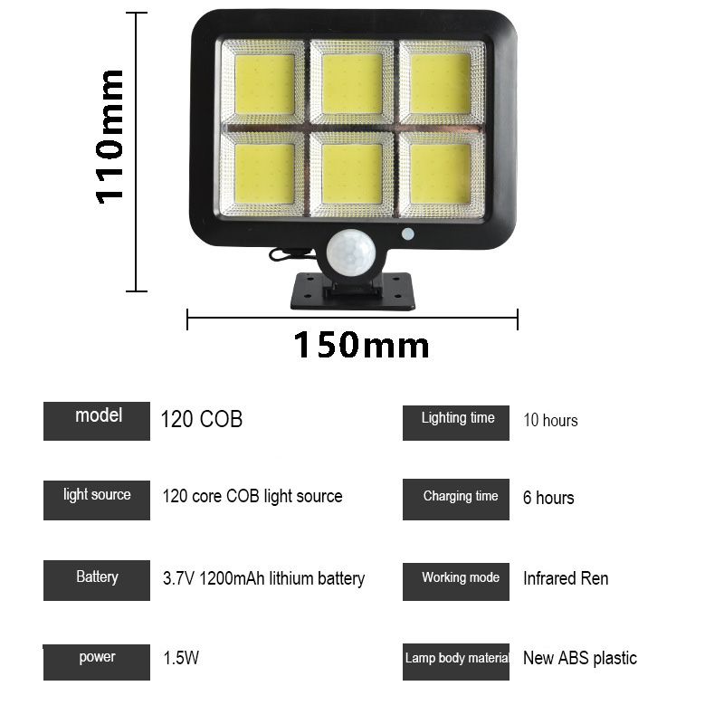 120 cob-white light.