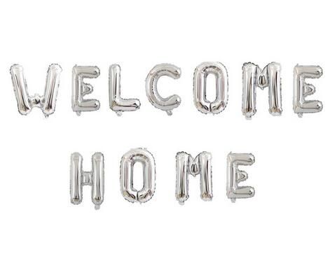 Серебряное приветствие домой