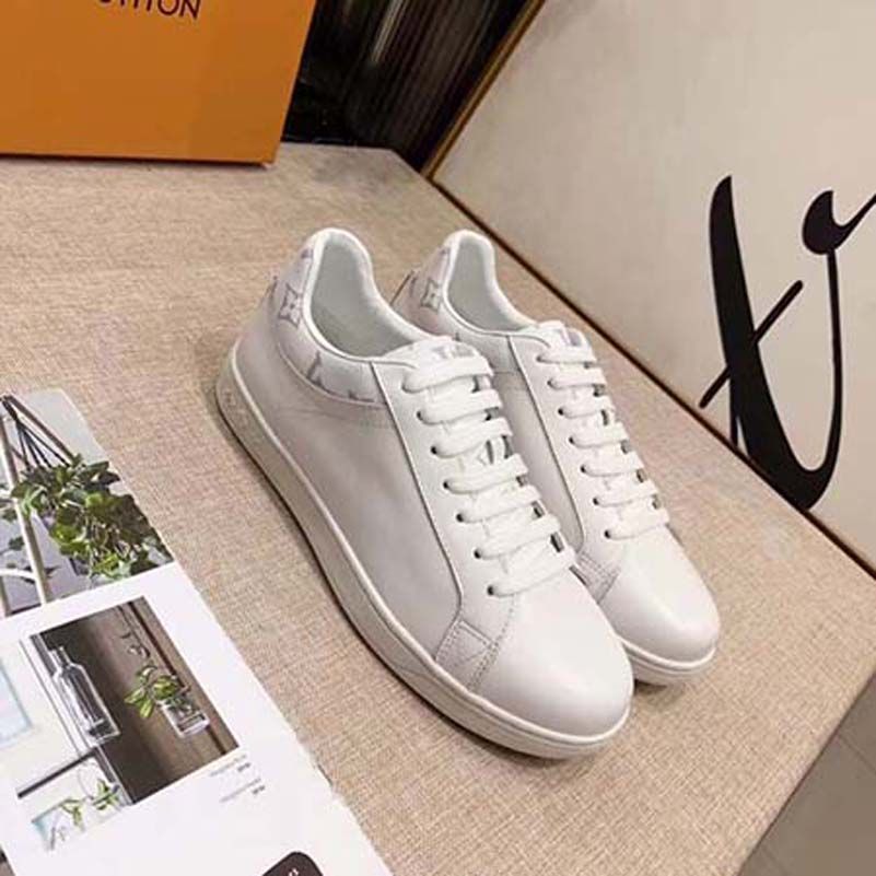 Louis Vuitton Luxury Brand Sneakers Lv Shoes Designer Sneaker Floral  Brocade Genuine Leather Men Women Shoe Bagshoe1978 0271 From A88683,  $103.63