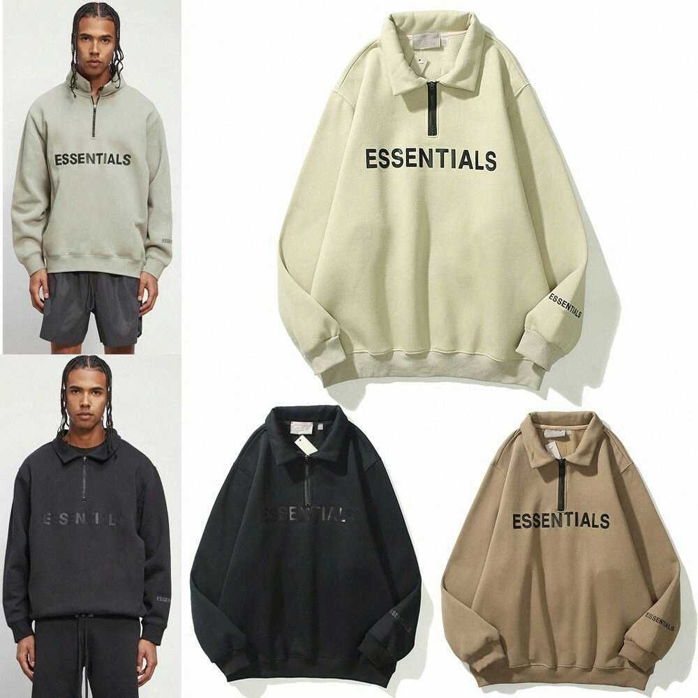 essentials half zip sweatshirt