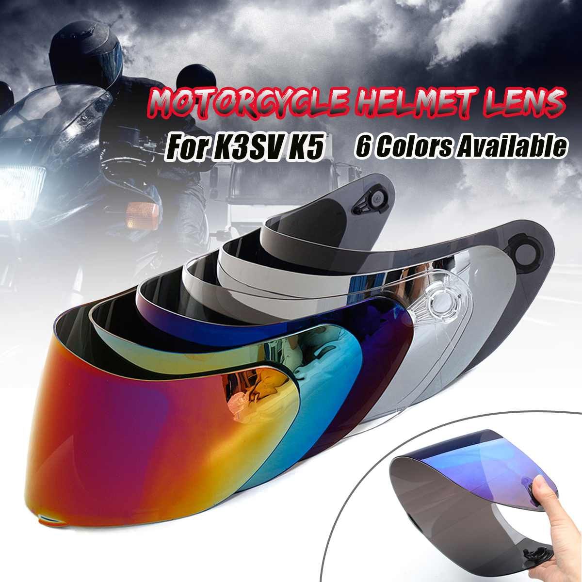 STARmoon Motorcycle Helmet Shield Visor Full Face Anti-Scratch UV Protection for 316 902 AGV K5 K3SV