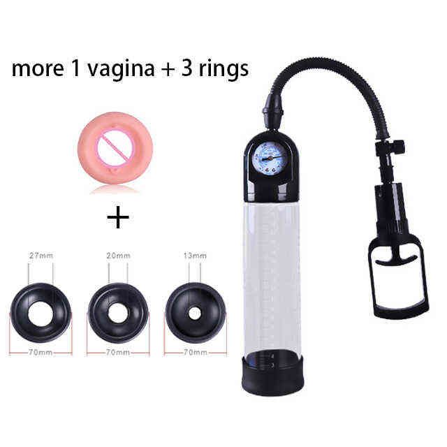 1 펌프 1Vagina 3rings.