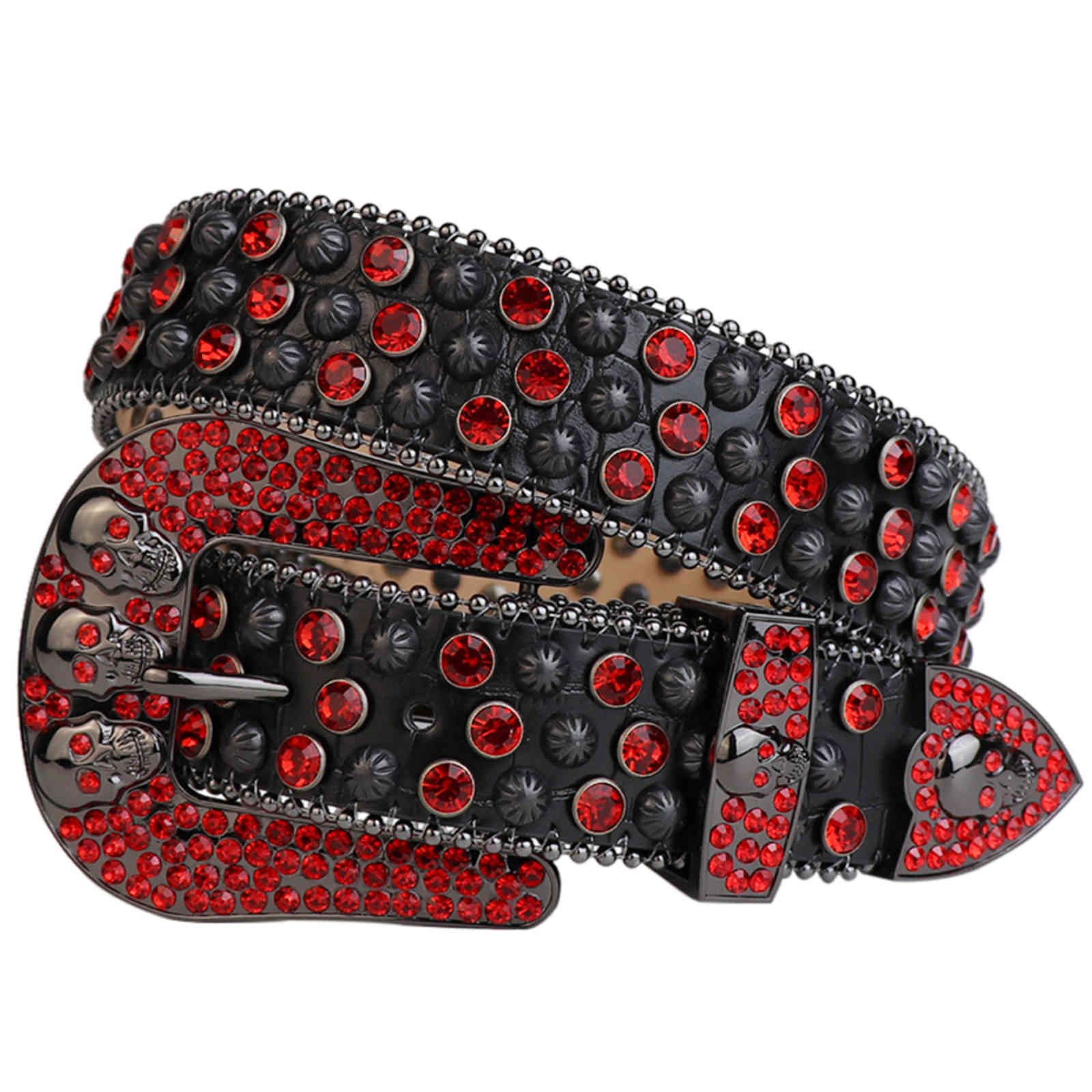 Studded Black/red