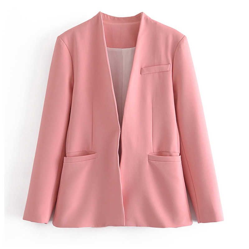 Blazer rosa.