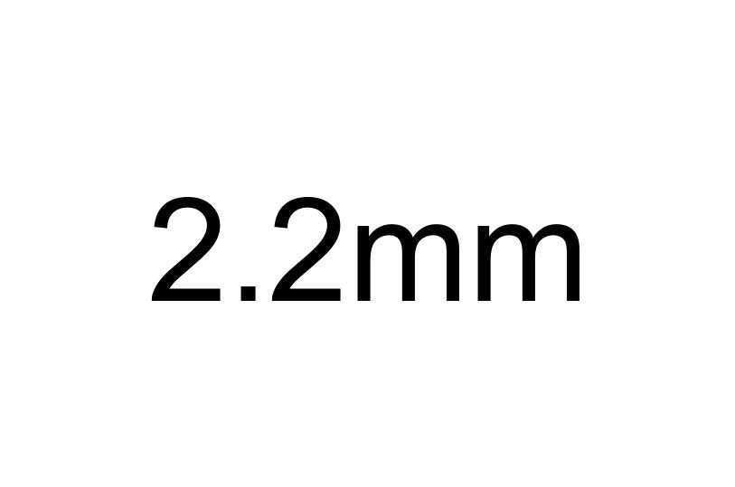 2,2 mm