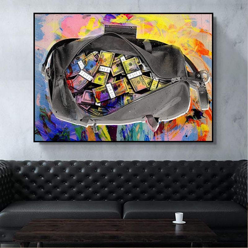 money bolsa painting