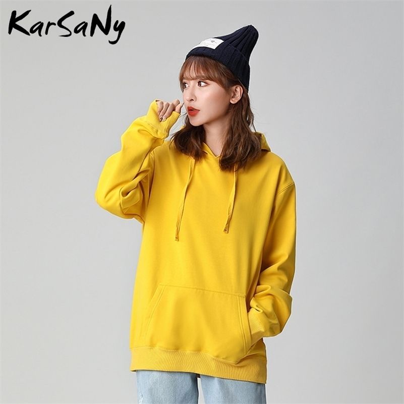 Compra Sudadera Con Capucha Para Mujer Mujeres Autumn Amarillo Sudaderas  Amarillas Plus Sudaderas Con Capucha Mujeres Sudaderas De Gran Tamaño Sudaderas  Sudaderas LJ201014 Barato | Entrega Rápida Y Calidad | Es.Dhgate