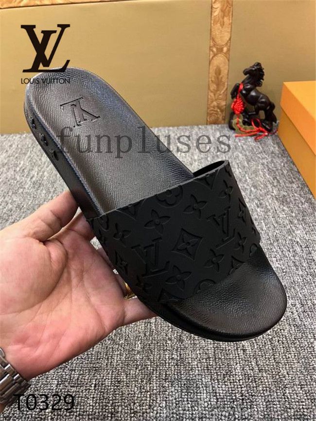 LouisVuitton Louis Vuitton Slippers LV Brand Designer Slides For