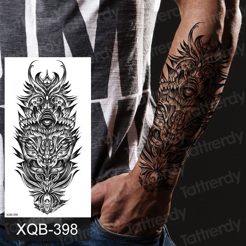 arm band tattoo men boy sexyy black temporary waterproof tattoo wolf tiger lion king tribal tattoo arm band tattoo men boy sexyy black temporary waterproof tattoo wolf tiger lion king tribal tattoo