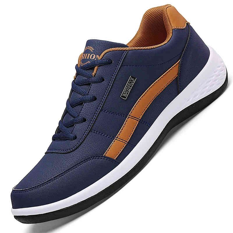 Lederen Mannen Schoenen Sneakers Trend Casual Schoen Italiaanse Ademend  Leisure Mannelijke Antislip Footwear Gevulkaniseerd 210819 From Zz3263291,  $15.14 | DHgate.Com