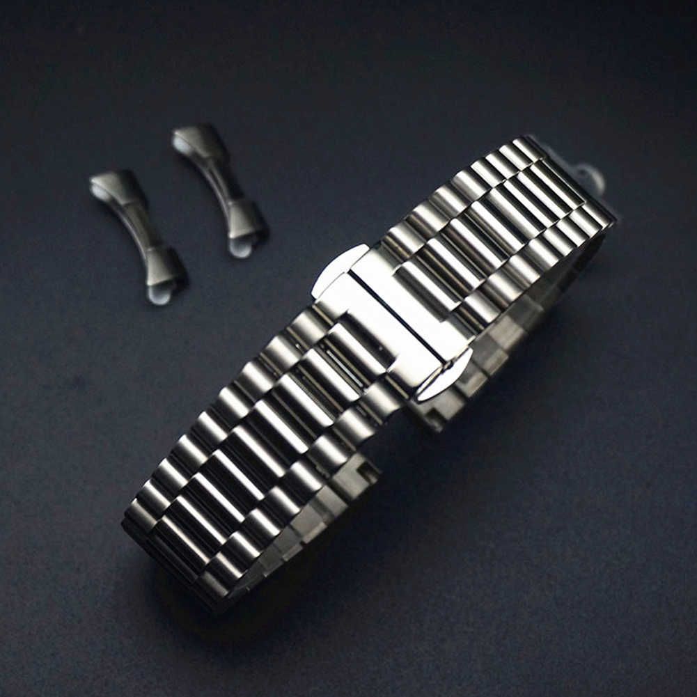 Zilveren horlogeband-20mm