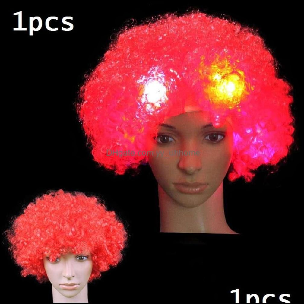 1Pcs Red Wig