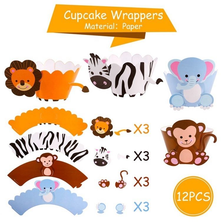 Wrappers 12PCS B