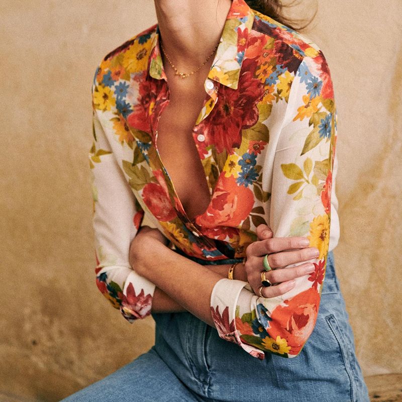 Chemises à manches courtes respirantes décontractées imprimées à rayures de  style bref pour hommes - Newchic