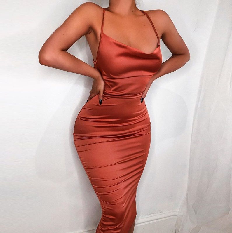 Compra Vestidos De Fiesta Sexy Skinny Vestido Para Mujer Vestido Largo  Split Ropa De Clubes Slim Outfit Outfit De Moda Casual Trajes De Moda Top  Women Them Wear T Shirts Bodycon Faldas