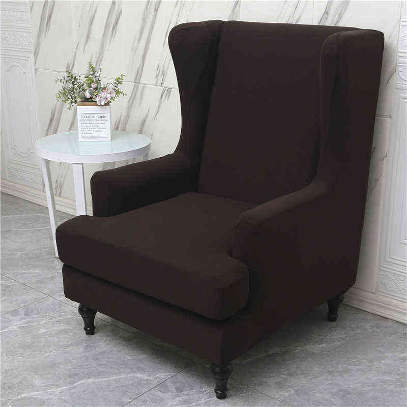 Dark Coffee-1set Chair Cover