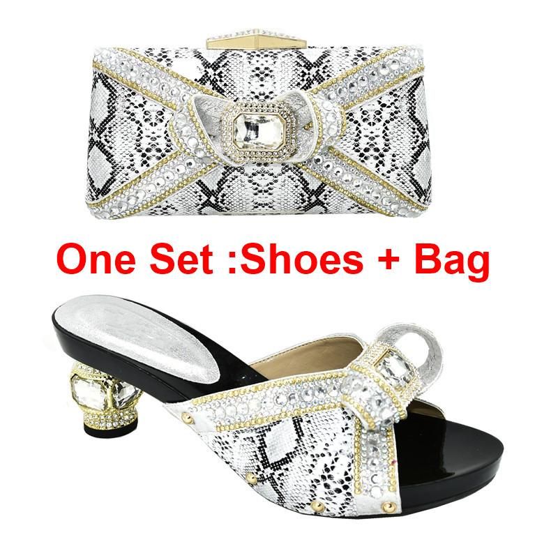 Silver Shoes and Bag