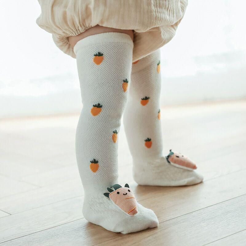 Infant Baby Boy Girl Cartoon 3D Cartoon Anti-mosquito Socks Long Stocking Tights 