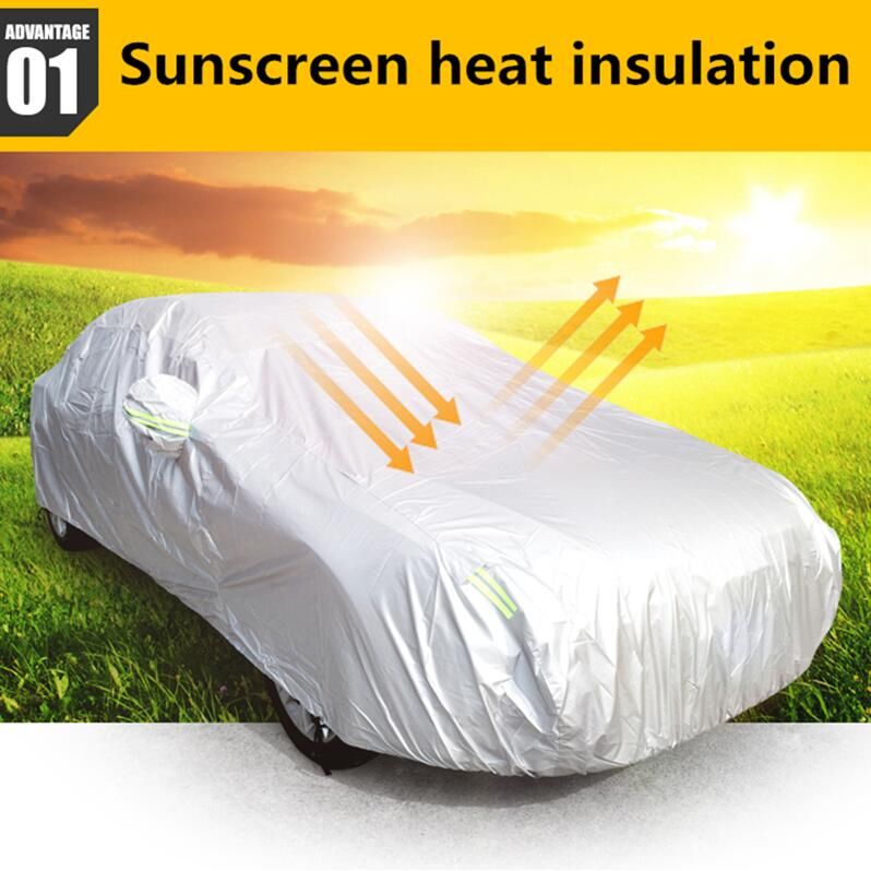 Universal Peva Car Cover Outdoor Protection Full Car Covers Snow