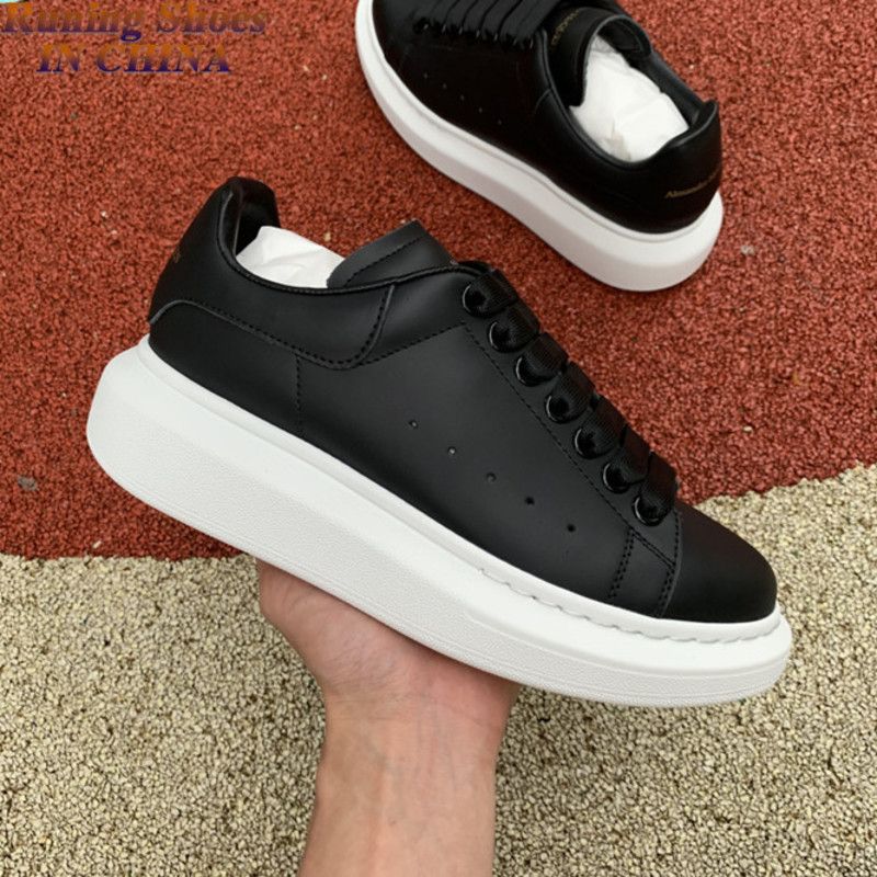 Lage oversized zwarte schoenen witte zool luxurys ontwerpers 553770 whgp  01000 schoenen maat 36-47 men