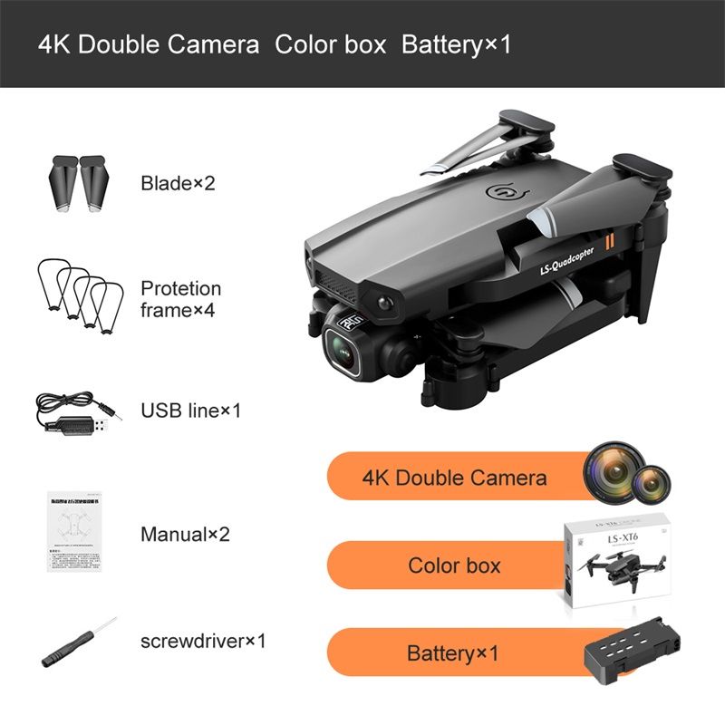 4. 2cam 4K 1battery -with box