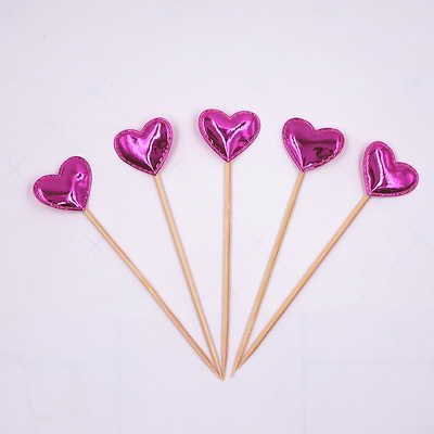 Rose-red Heart-50pcs a Lot
