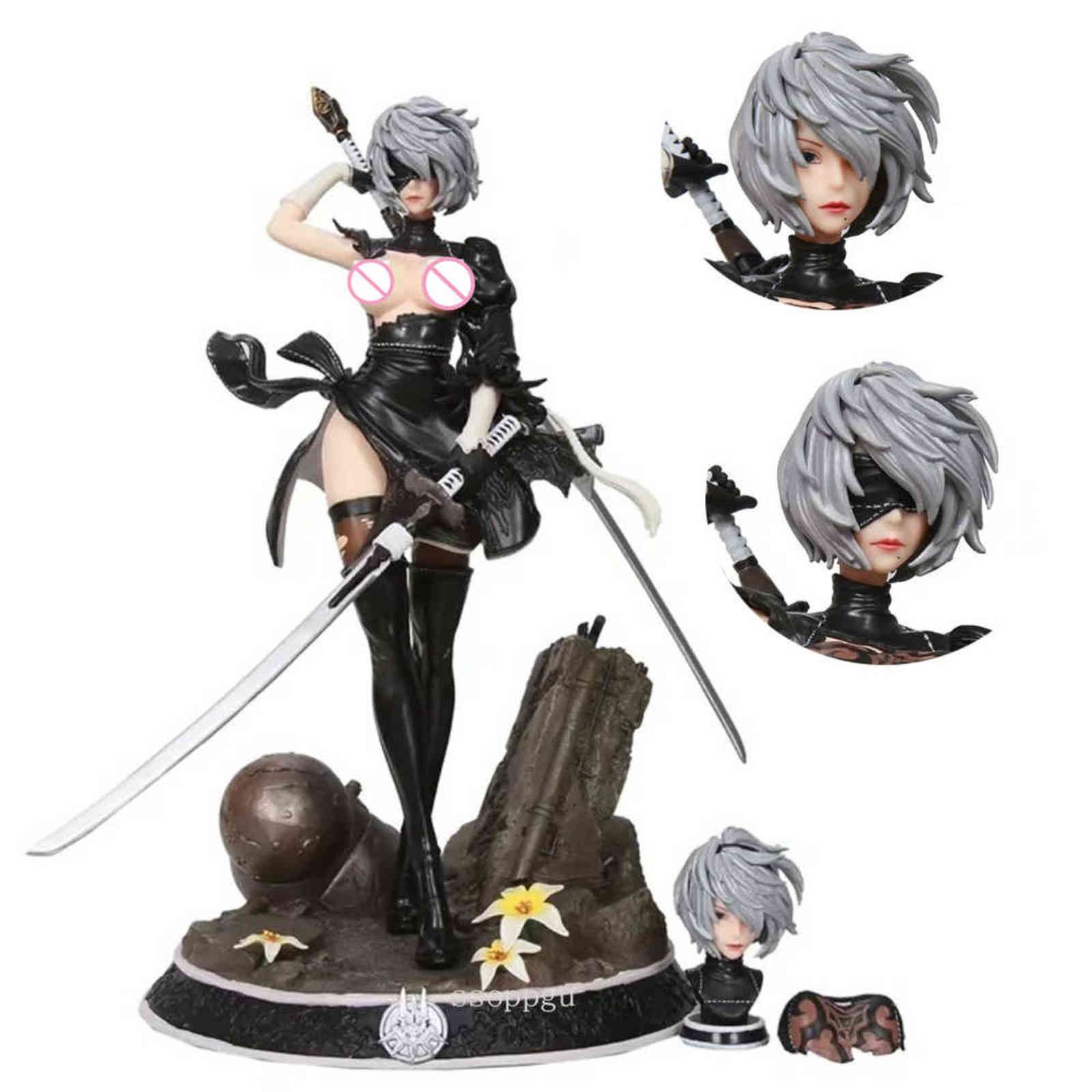 Gk Anime Figure Nier Automata Yorha No 2 Type B 2b Girl Pvc Action Figure Toy Game Statue 2 Heads Collection Model Doll Gifts H1105 From Liancheng04 90 44 Dhgate Com Gk Anime Figure Nier Automata Yorha No 2 Type B 2b Girl Pvc Action Figure Toy Game Statue 2 Heads Collection Model Doll Gifts H1105 From Liancheng04 90 44 Dhgate Com