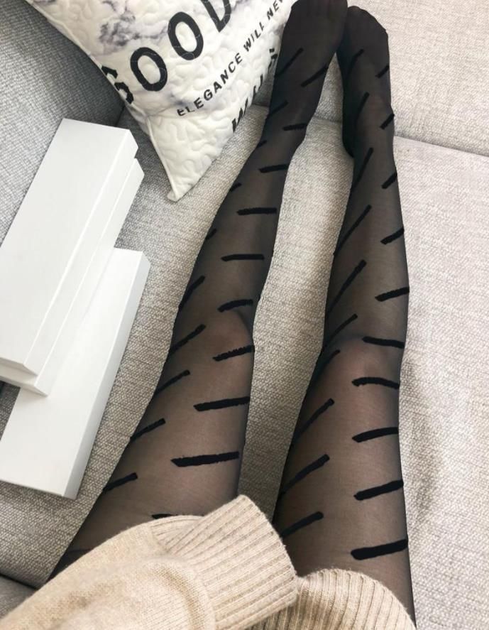 Black Tights Leggings Socks For Women 