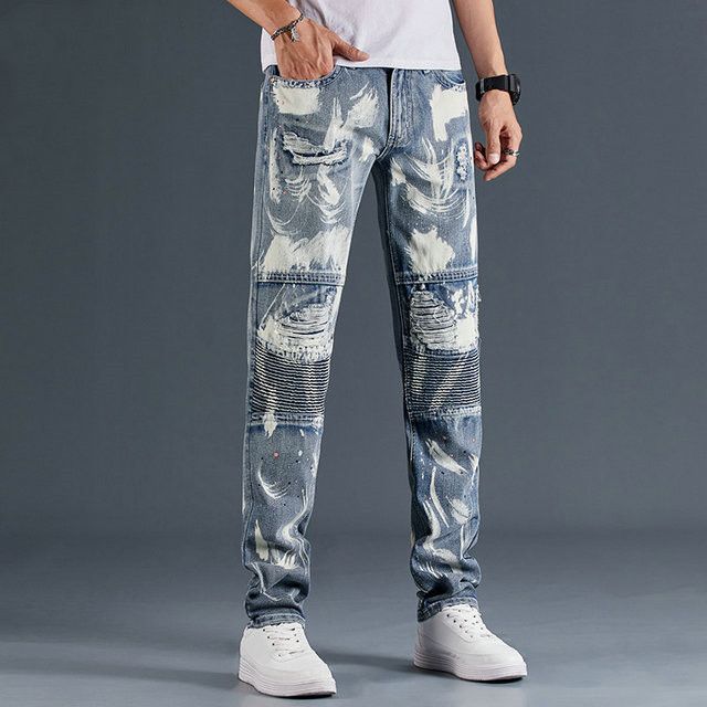 Mens Designer Stylist Jeans Luxury 