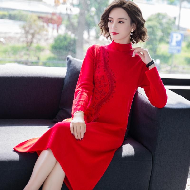 Ralphlauren ☆ Vestido de punto de lana con manga larga A precios atractivos  - Mujer|Vestidos y monos En 2021