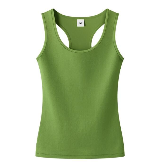 Volt Green Womens 홈 야외 민소매 T 셔츠 여성 의류 순수한 색상 Tshirts 21SS 의류 Tshirts 20ss