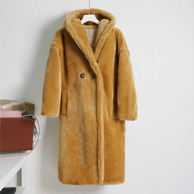 Senap teddy coat