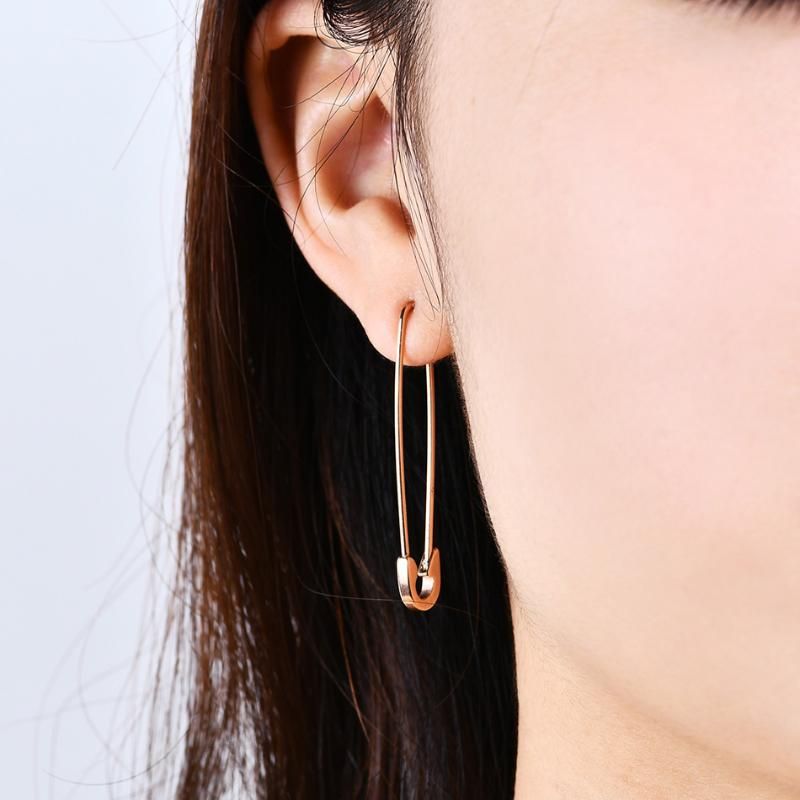 Pendientes de seguridad de seguridad Pendientes Piercing industrial Regalos de joyería para Accesorios Grunge Pendientes