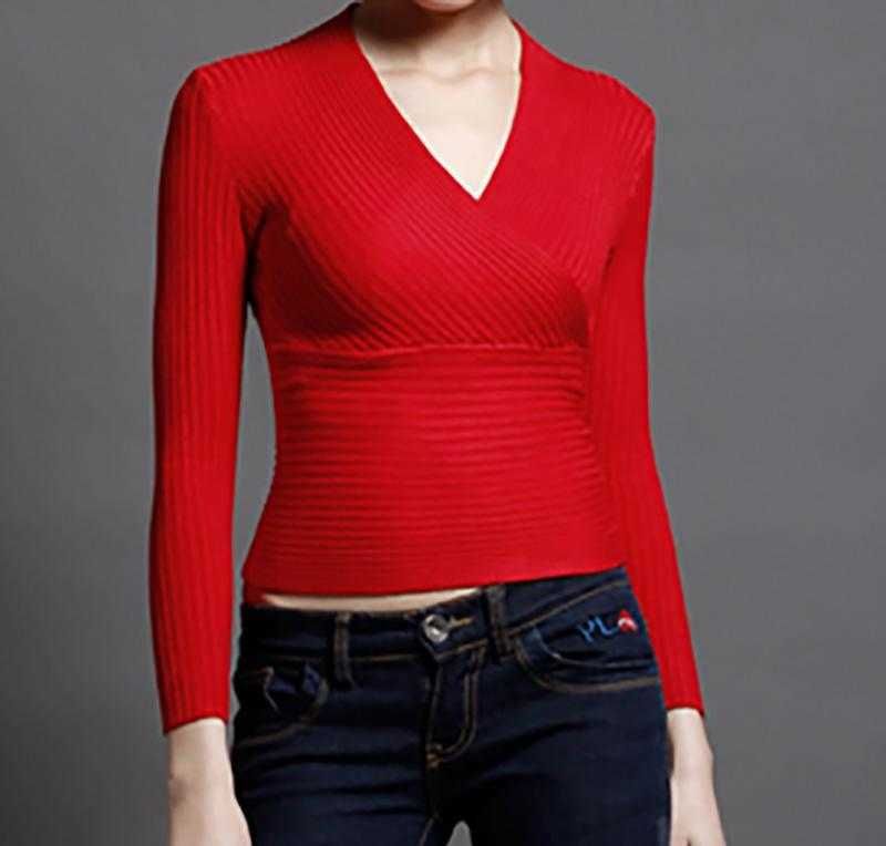 Roter Pullover