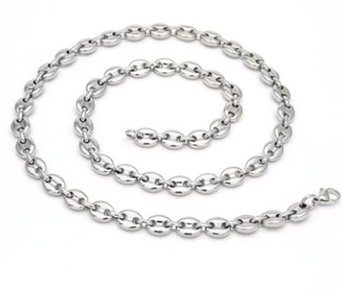 Silver halsband 22inch (55cm)