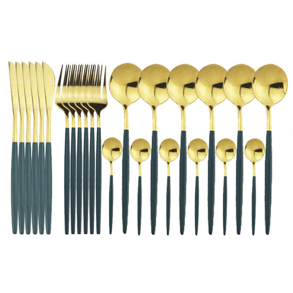 24pcs groen goud