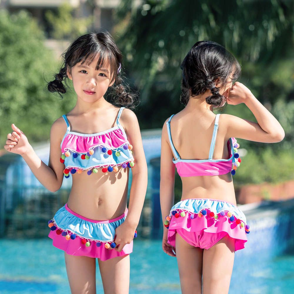 Traje De Baño 2019 Split Split Bañador Chica Baby Baby Hot Spring Falda Swimsuit Princesa Oney 1028 De 21,69 |