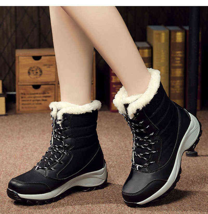 Winter Shoes Women Boots Plus Size 42 Waterproof Platform For Snow Mujer White From Xinbu55, $45.23 |