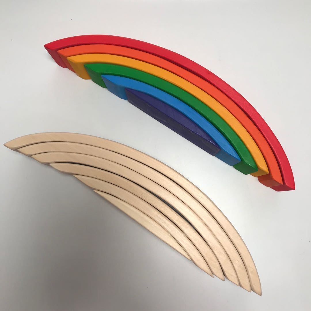 6pcs Bridge Rainbow/nature