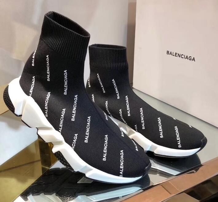 Acheter Pas Cher Balenciaga Speed \u200b\u200bTrainer Paris Casual Chaussette  Chaussures Triple Noir Blanc Vert Vert Top Qualité Luxe Femmes Entraîneurs  Mens Designer Sneakers US 6 12 Du 4,31 € | Fr.Dhgate