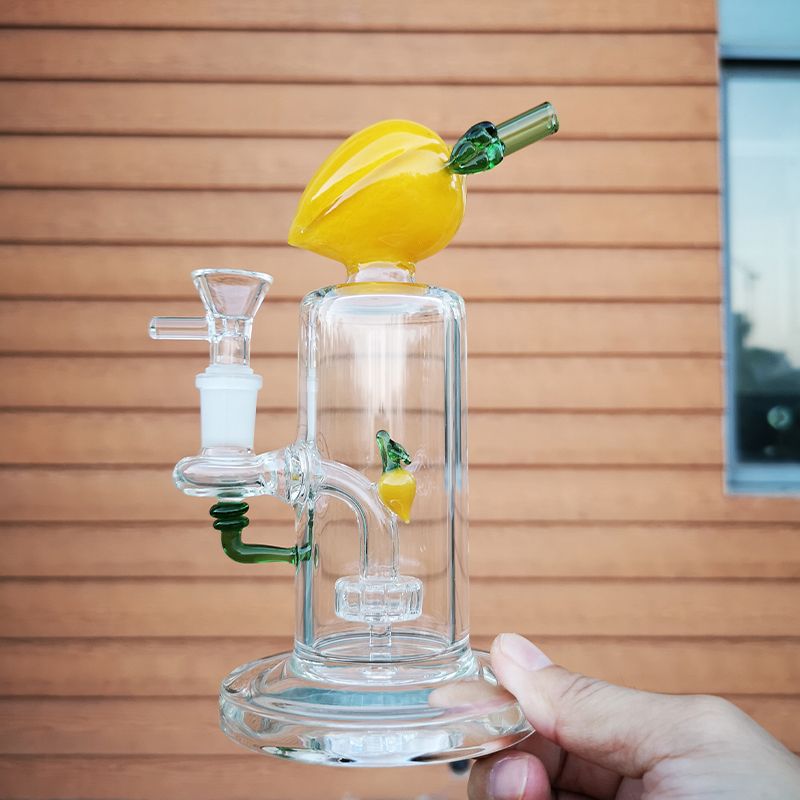 Yellow bong with bowl