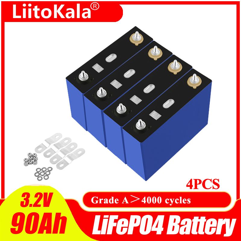 4pcs 3.2v90ah (M6)