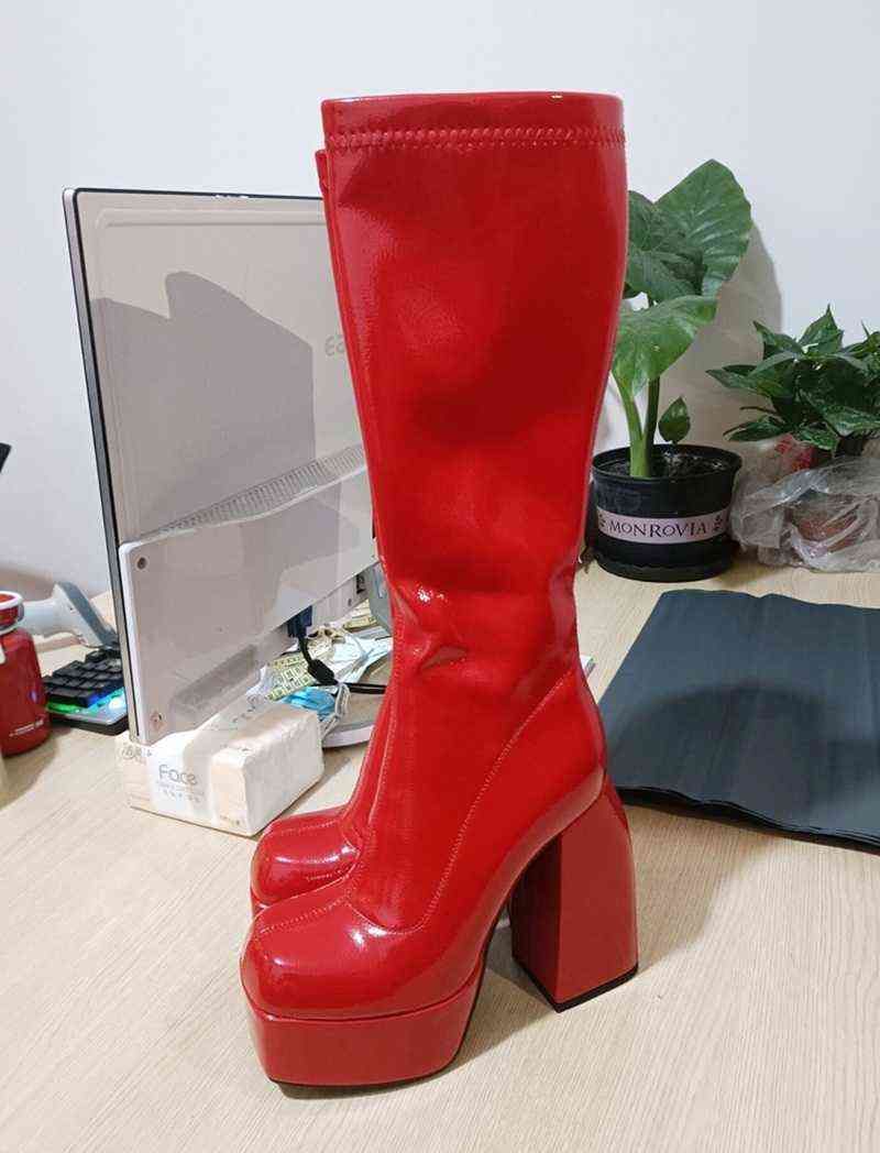 Red Patent New