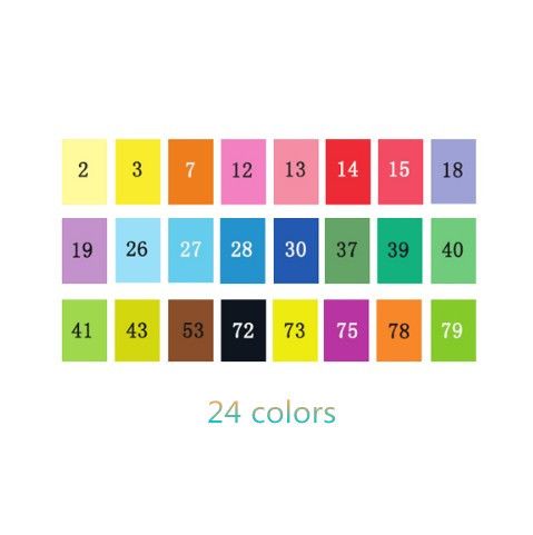24 couleurs