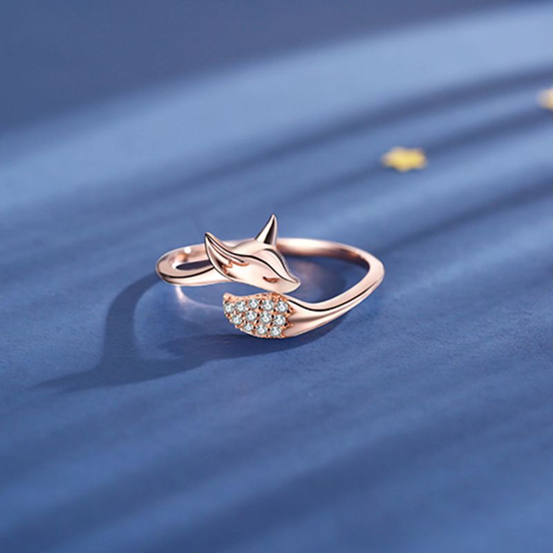 Rose gold ring