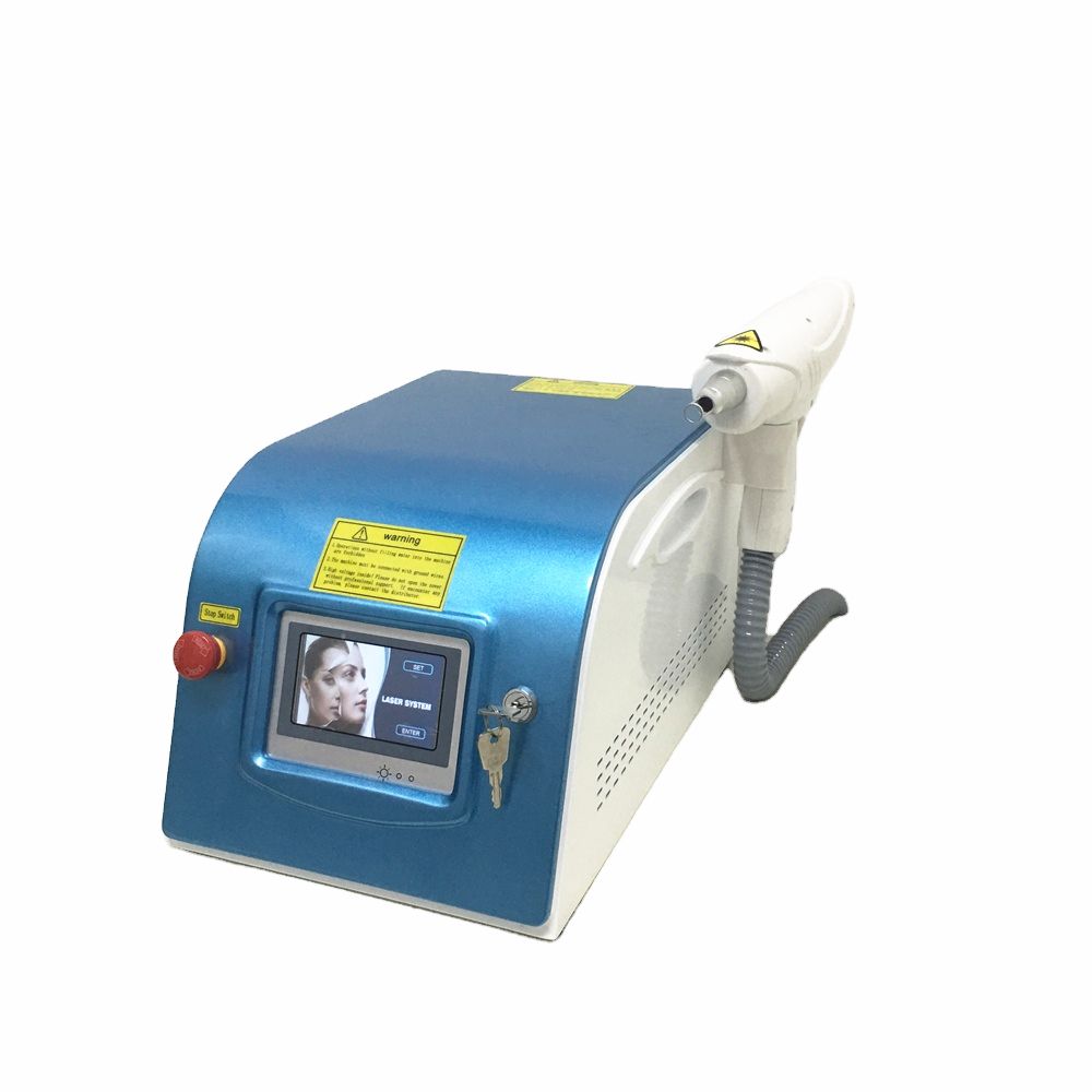 Üretici Tedarik Q Anahtarı ND YAG Lazer Dövme Temizleme Makinesi Farklı Renkler için