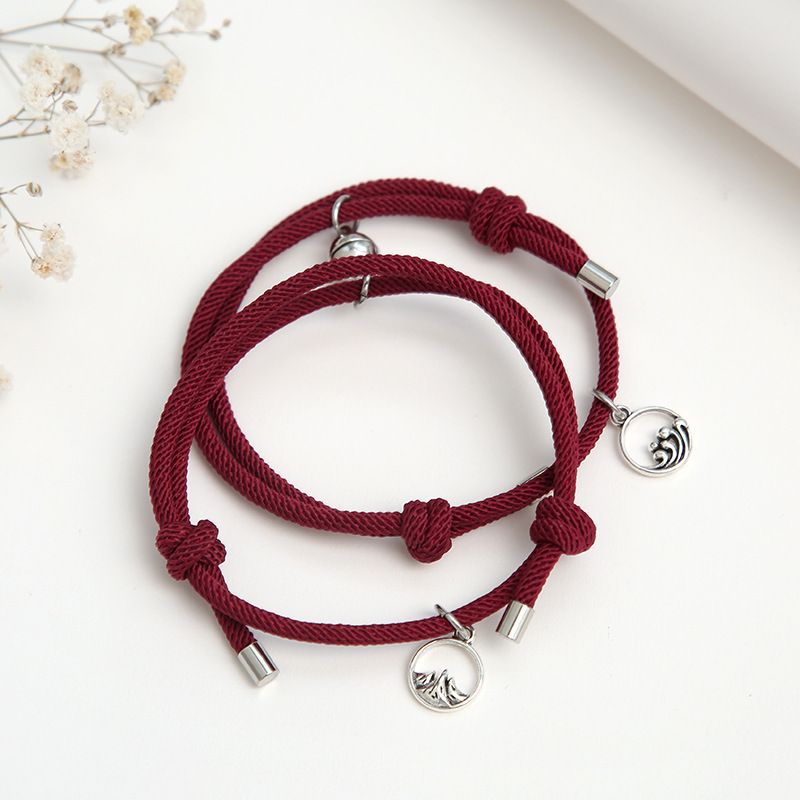 Pulsera De Imán De Cuerda De Amistad 2pc Diy Paquete De De Pulsera De Imán De Cuerda De Amistad 2pc Diy Paquete De De