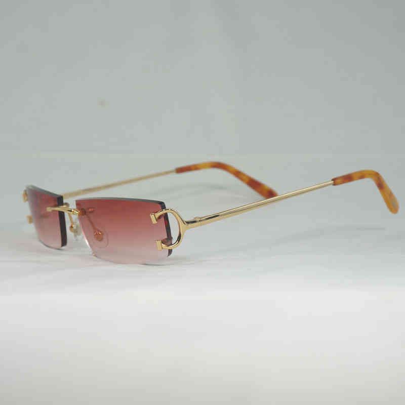 Gold F Red Lens