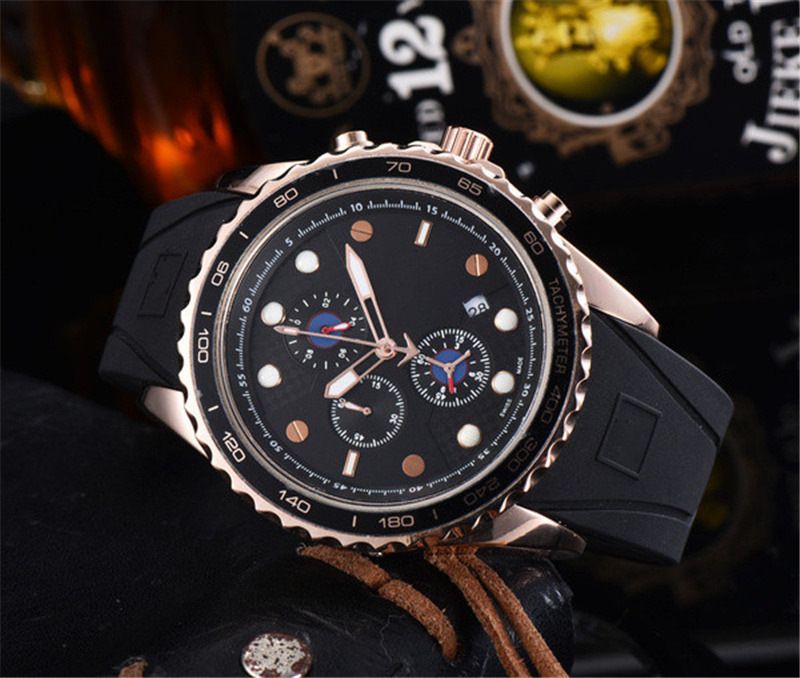 2021 Luxe Zwitserse merk Herenhorloge Multifunctionele Automatische Quartz  Sapphire Mirror Trend Casual Business Silicone Strap Big Dial Sport Style  2021 van tisson, 29,69 € | DHgate Mobile
